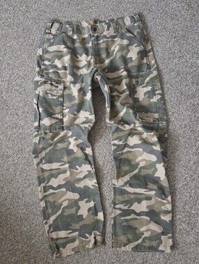 Carhartt Pants Mens 36x32 (36x31) Camo Cargo Relaxed Fit Hunting Y2K